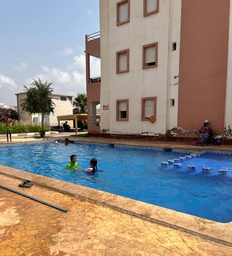 Maison Du Bonheur En Bord De Mer Avec Piscine Saidia Bagian luar foto